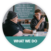 What we do menu button